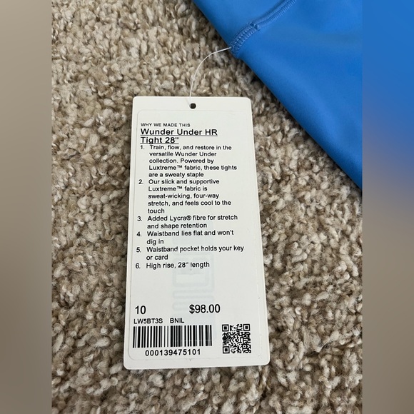 Lululemon Wunder Under HR Tight 28” - Picture 2 of 4